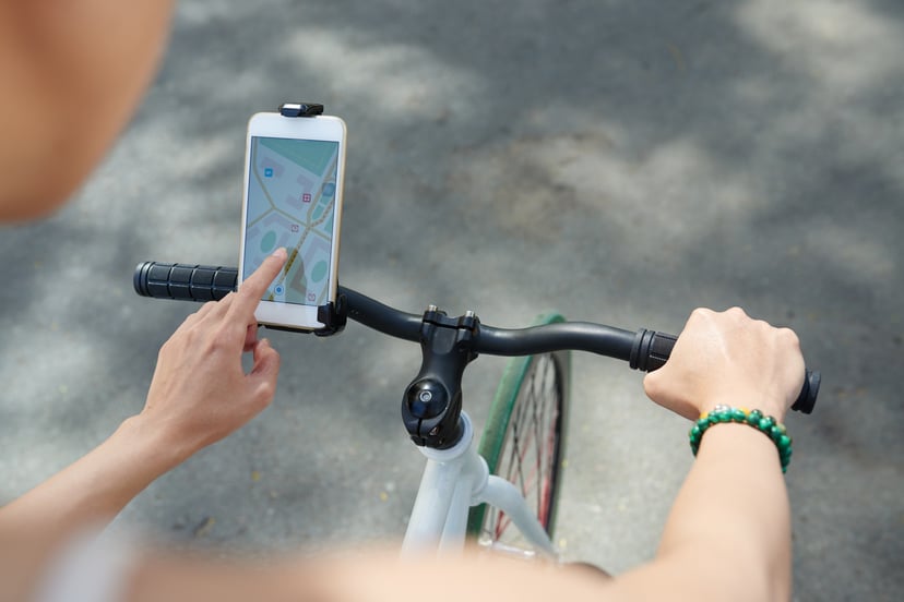 Cycling While Using Phone