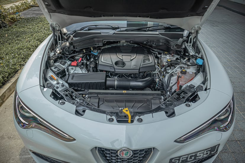 Alfa Romeo Stelvio Engine Bay A