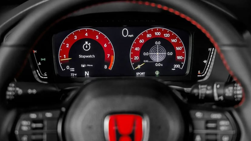 Editors%2 Fimages%2 F1658370183537 Civic+Type+R Instrument+Cluster