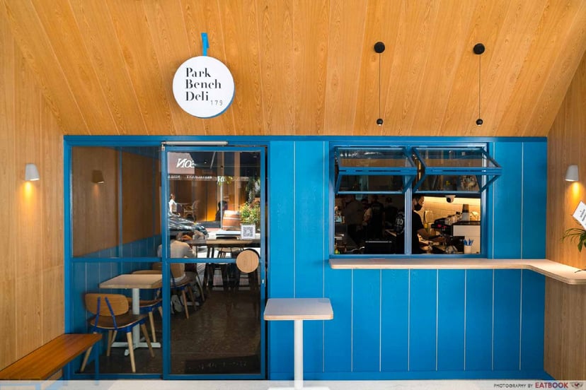 Park Bench Deli Storefront