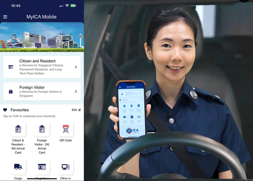 The Motorist Guide to using QR code on your smartphone to clear immigration from your car at Singapore land checkpoints, photo 3