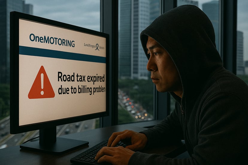 Scammers Impersonated One Motoring To Phish $407,000 From Victims Who Thought They Were Paying Lta For Expired Road Tax