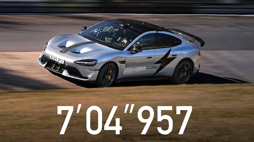 Xiaomi Su7 Ultra Is Game For Some Virtual Racing Plus An Actual Speed Record