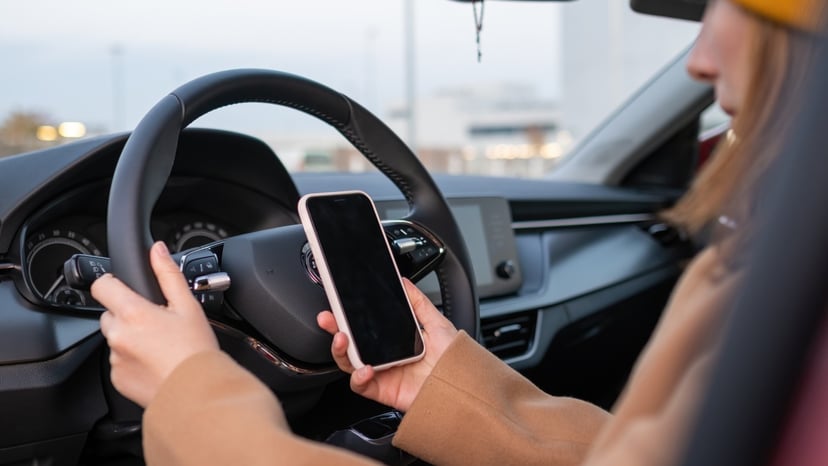 Using Phone In Car 