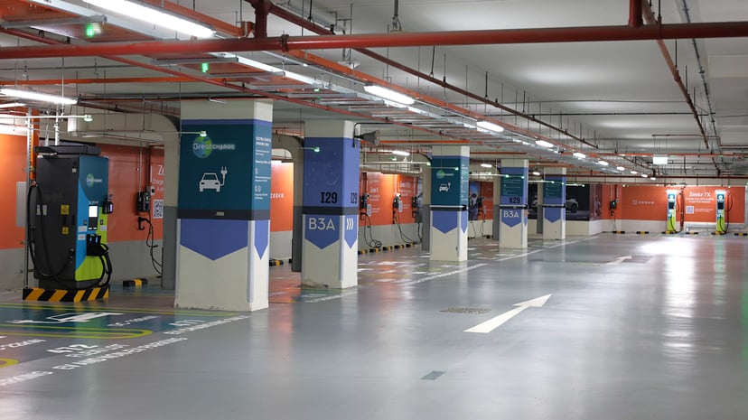 Singapore's Largest Public Ev Charging Hub Opens In Great World