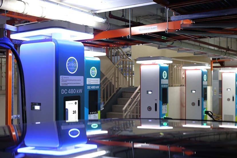 Singapore's Largest Public Ev Charging Hub Opens In Great World