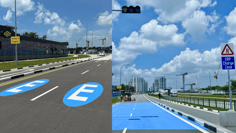 Lta Begins Trials Of Road Signs And Markings For The Gantry Less Satellite Based Erp