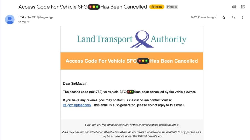 Motorist Guide To Getting An Lta Access Code