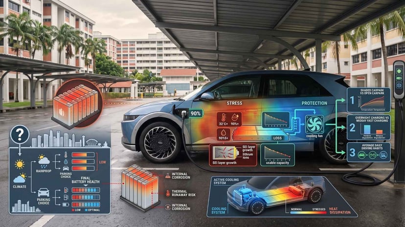 Does Singapore's Climate Damage EV Batteries?