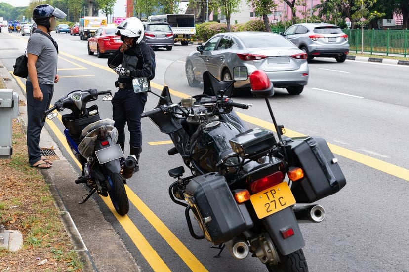 Motorcycle modifications and riding gear that could get you into trouble in Singapore, photo 1
