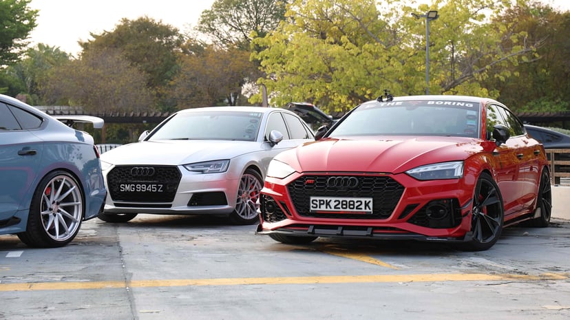 Car Club Audi4n5 Sg Ringed In Its 3rd Anniversary At Sentosa Cove