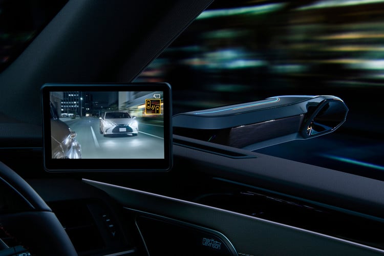 2019 Lexus ES Digital Side Mirror