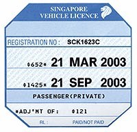 Motorist Ethoz Vehicle License