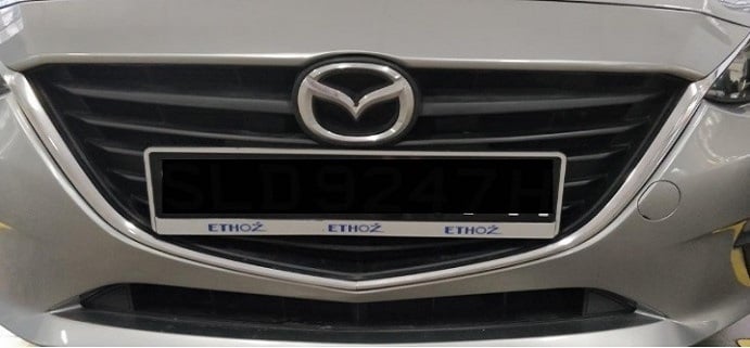 Motorist Ethoz License Plate