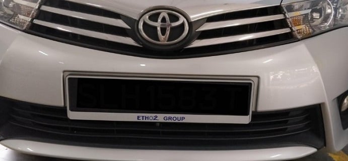 Motorist Ethoz License Plate 2