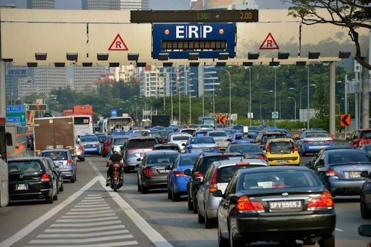 Traffic Jam Below Erp