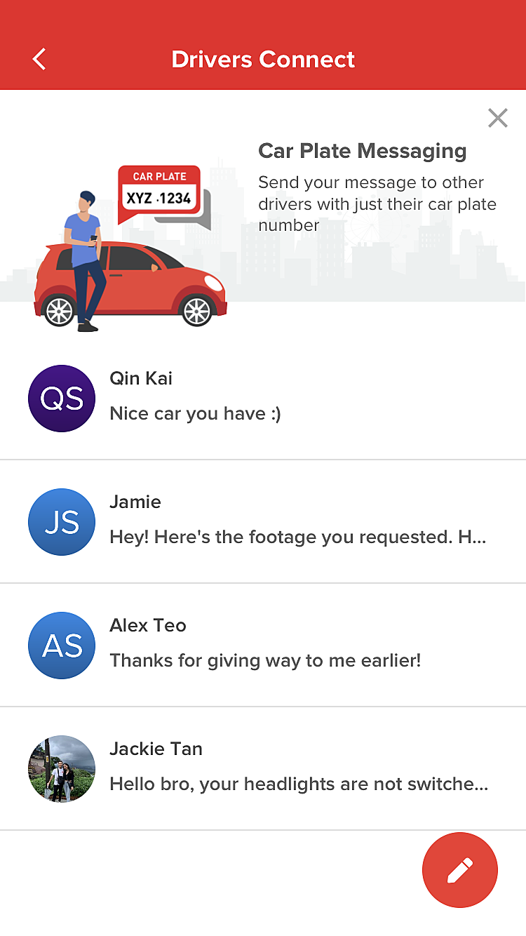 Drivers Connect Screen
