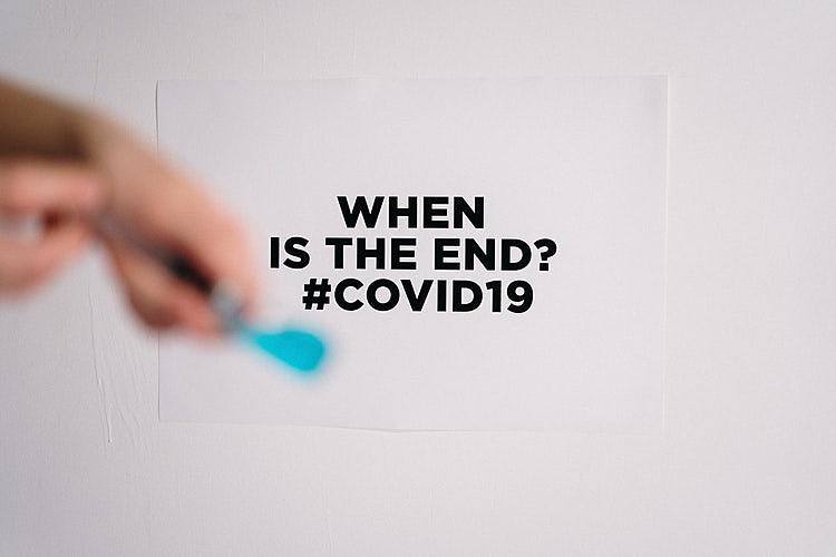 Coveid19 Text On Paper 3952238
