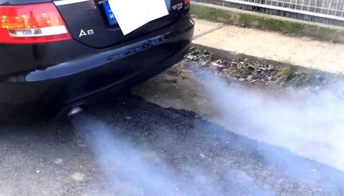 Blue Exhaust Smoke