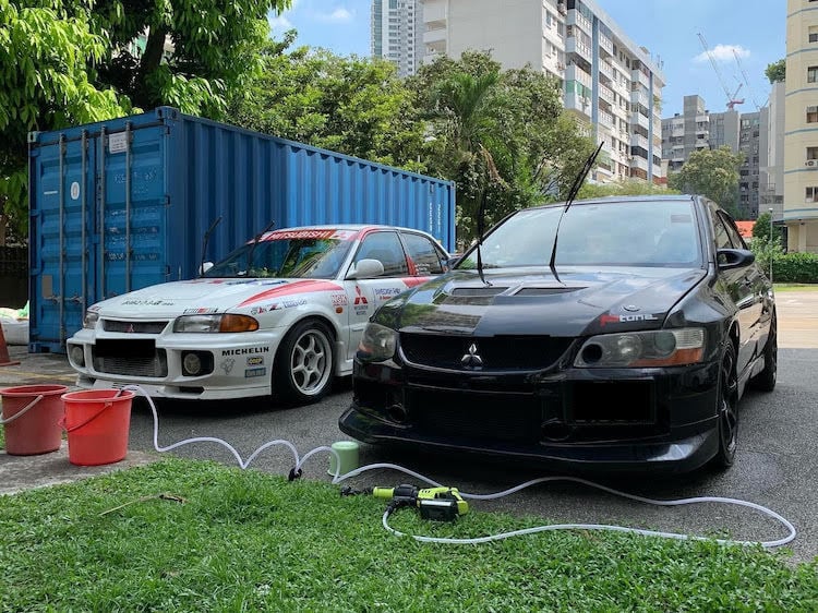 In The Passenger Seat Jong Yang Mitsubishi Evolution 8 