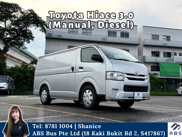 TOYOTA HIACE VAN TURBO 5DR MT