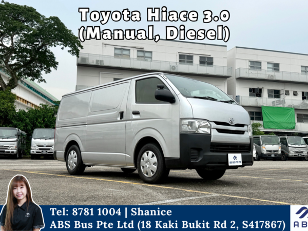 TOYOTA HIACE DX 3.0 MANUAL